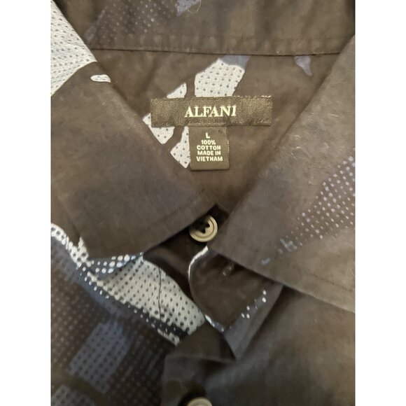 Men's Large Terrain Short Sleeve Button Front Shirt, Created for Macy's - Picture 4 of 4